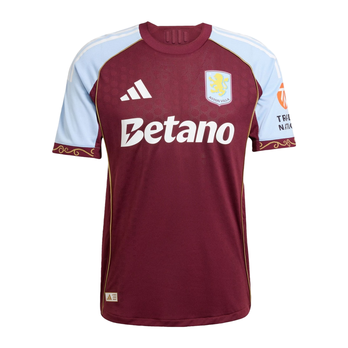 adidas Aston Villa Home Shirt 2025/26, front