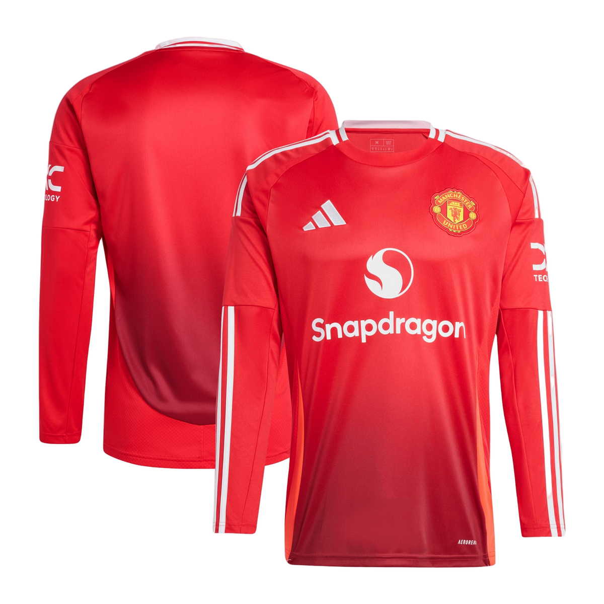 adidas Manchester United Home Shirt 2024/25 (37 Mainoo), front