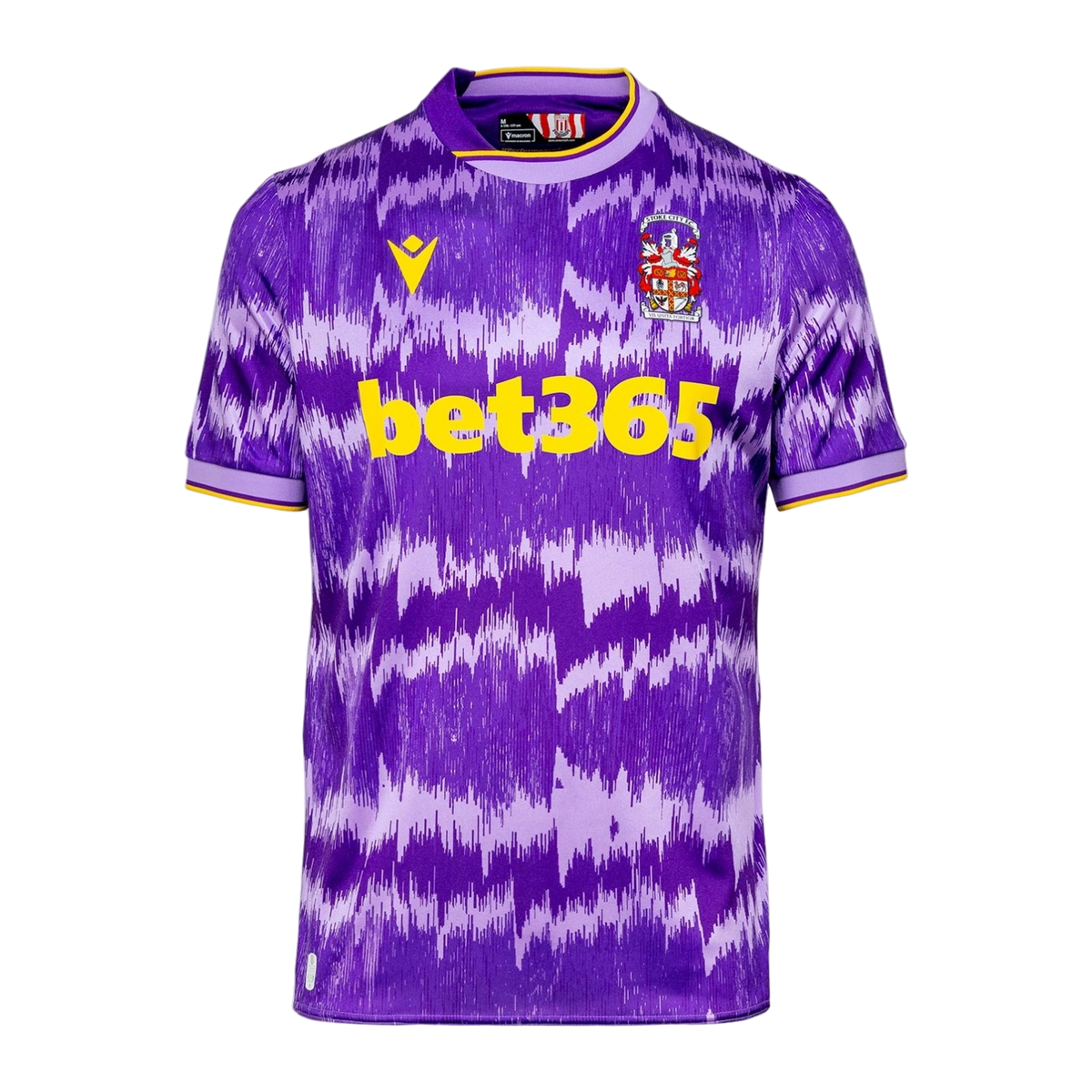 Macron Stoke City Away Shirt 2025/26 (42 Manhoef), front