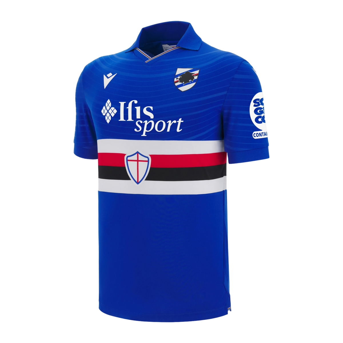 Macron UC Sampdoria Home Shirt 2025/26, front