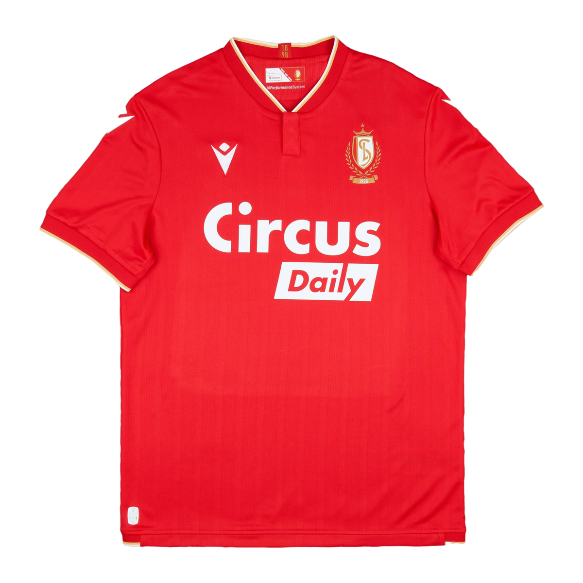 Macron Standard Liège Home Shirt 2025/26, front