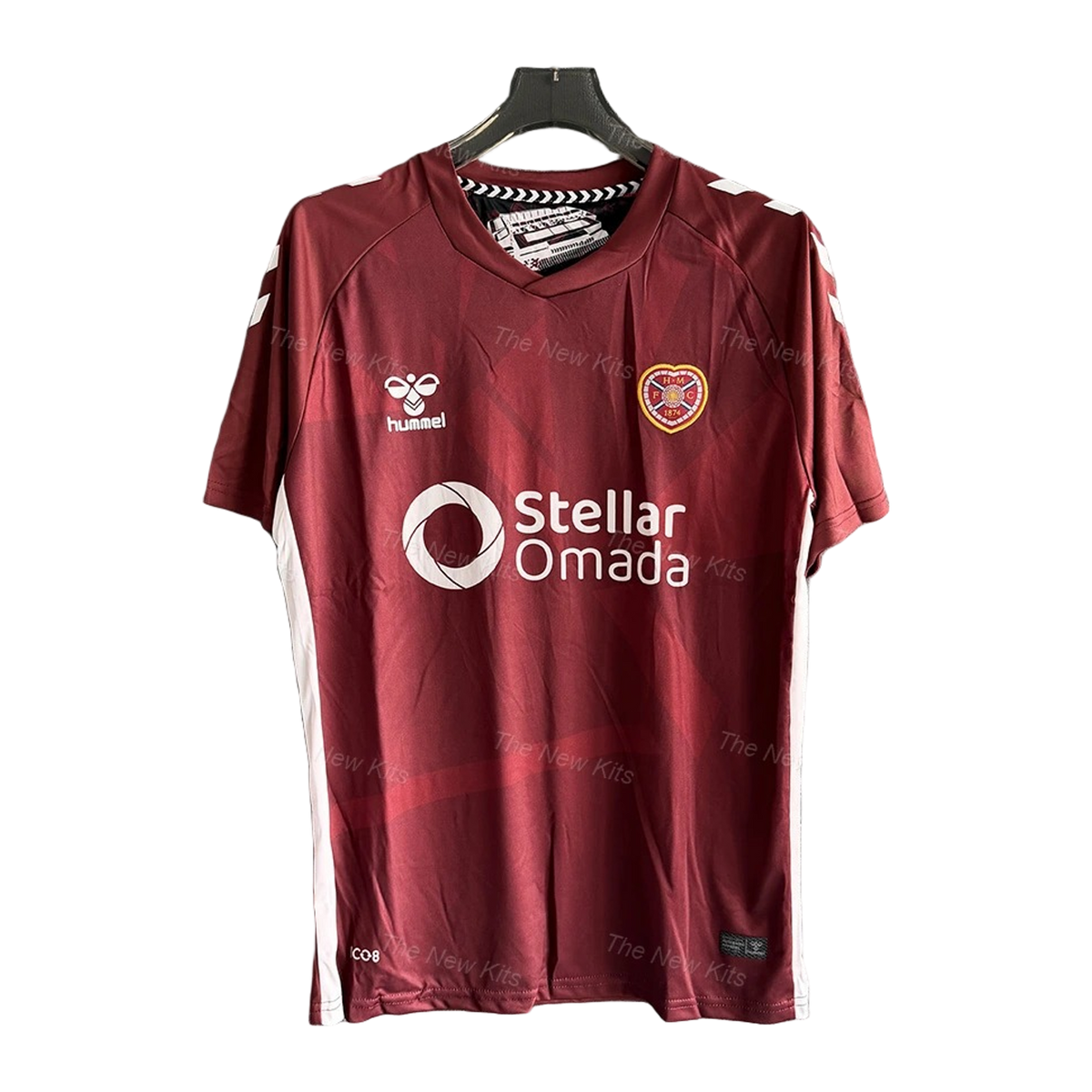 Hummel Heart of Midlothian FC Home Shirt 2025/26, front