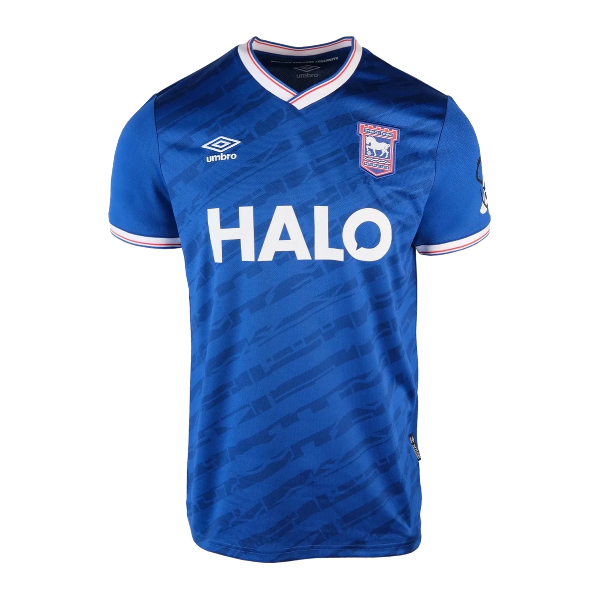 Umbro Ipswich Town Home Shirt 2025/26 Long Sleeve, front