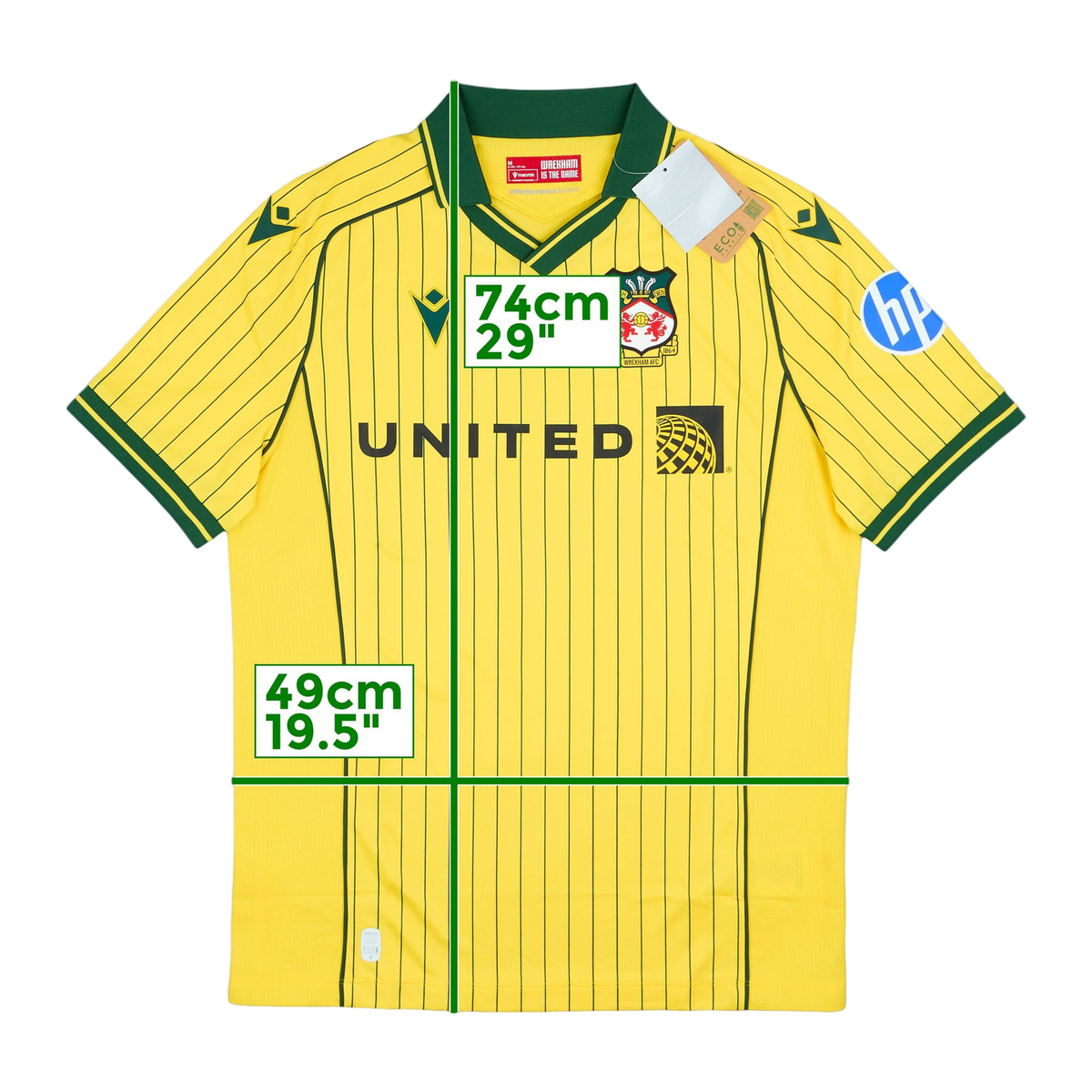 Macron Wrexham Away Shirt 2025/26, front