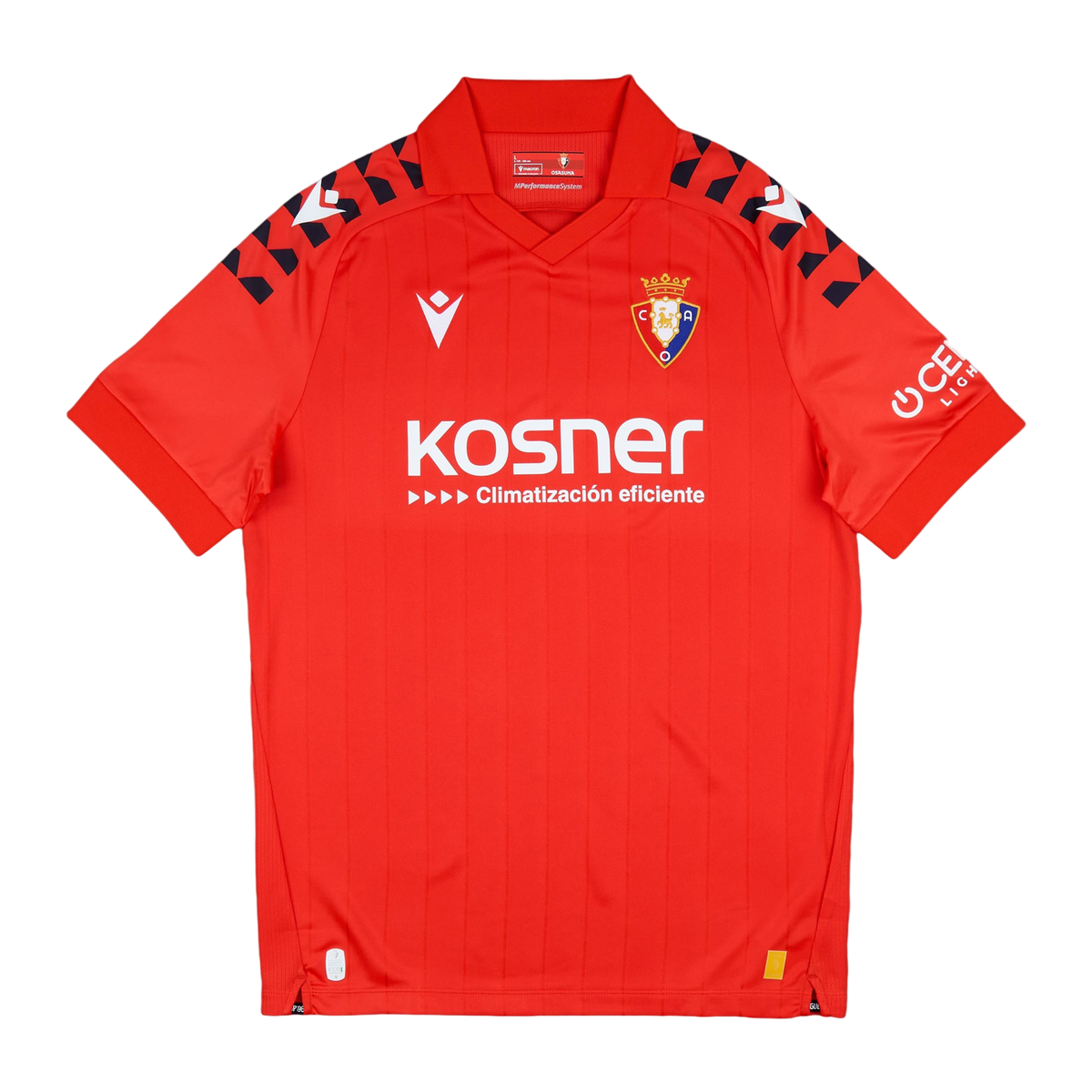 Macron CA Osasuna Home Shirt 2025/26, front