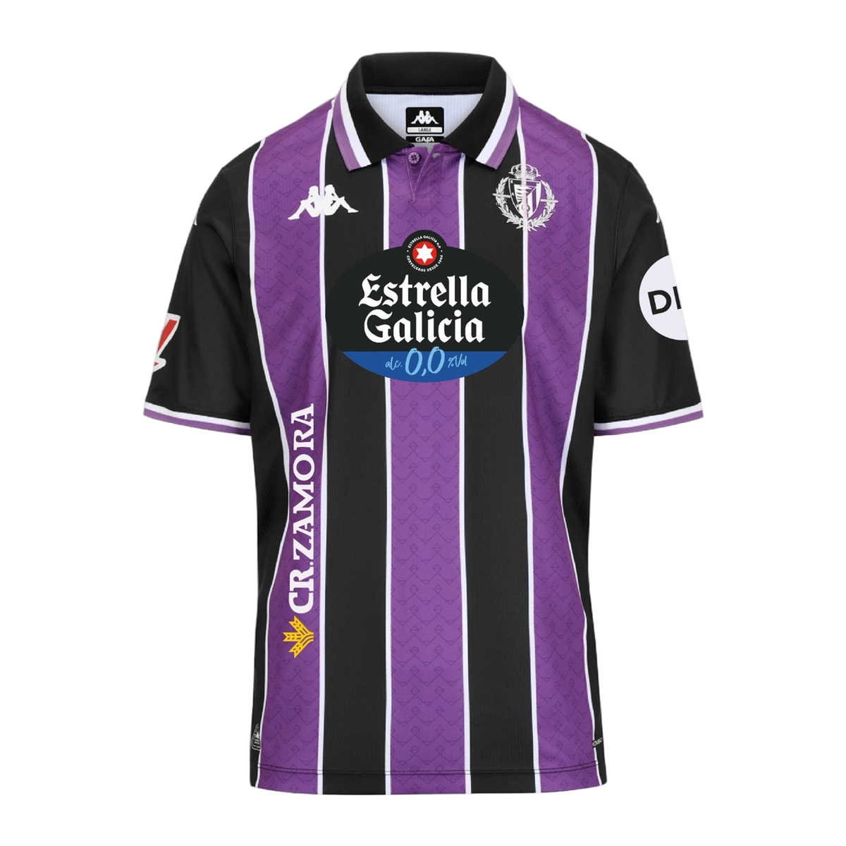 Kappa Real Valladolid Away Shirt 2025, front
