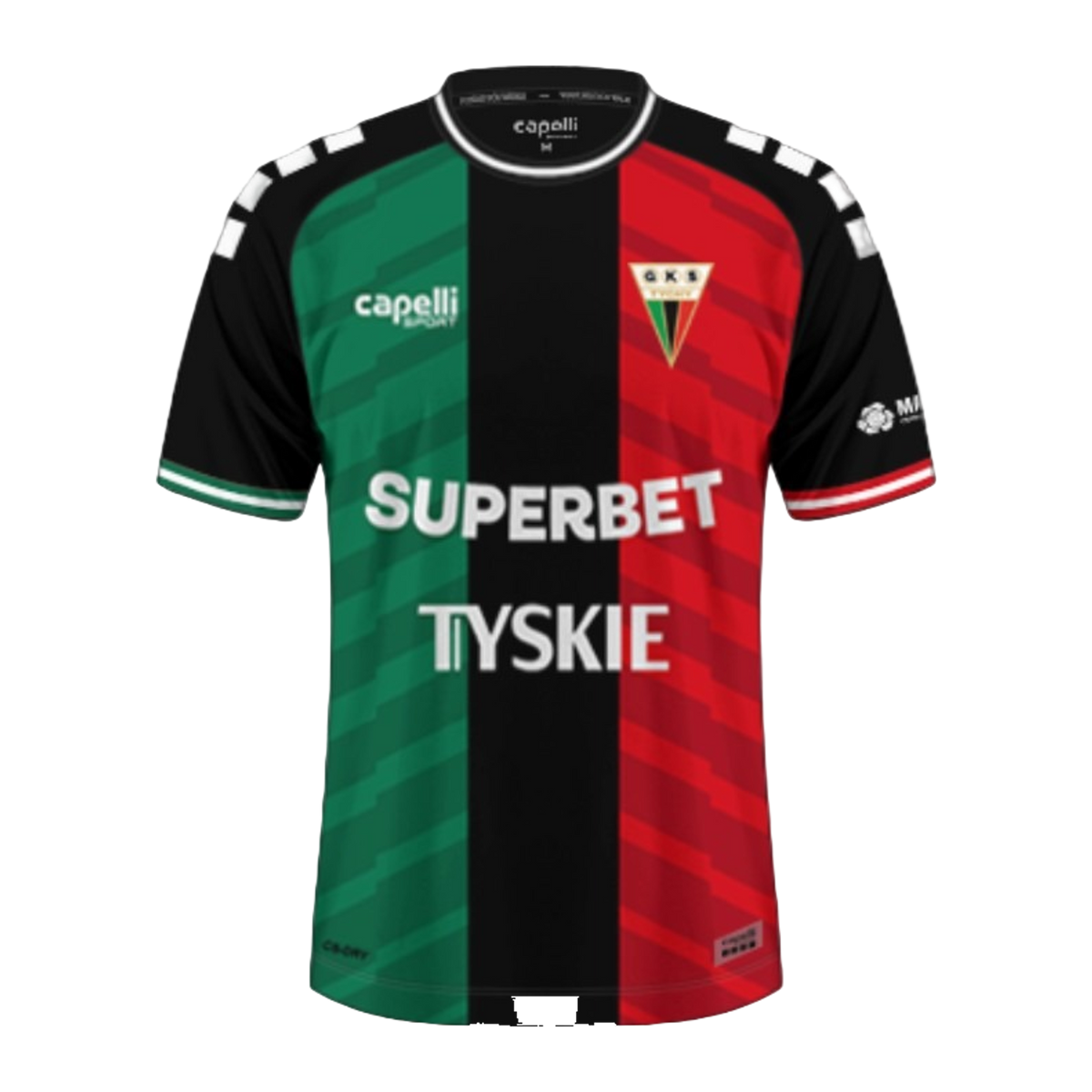 Capelli Sport GKS Tychy Home Shirt 2024/25, front
