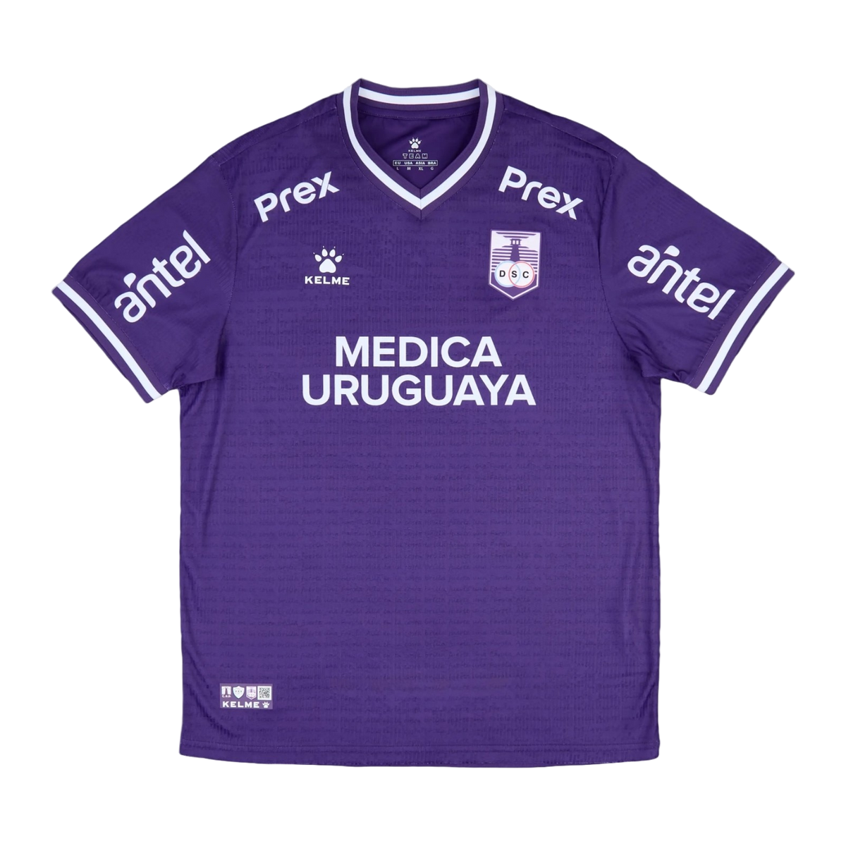 Kelme Defensor Sporting Home Shirt 2025/26, front